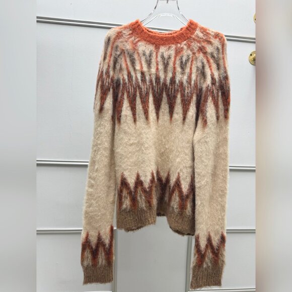 MARANT ÉTOILE Natania brushed Fair Isle intarsia-knit sweater - Picture 11 of 13